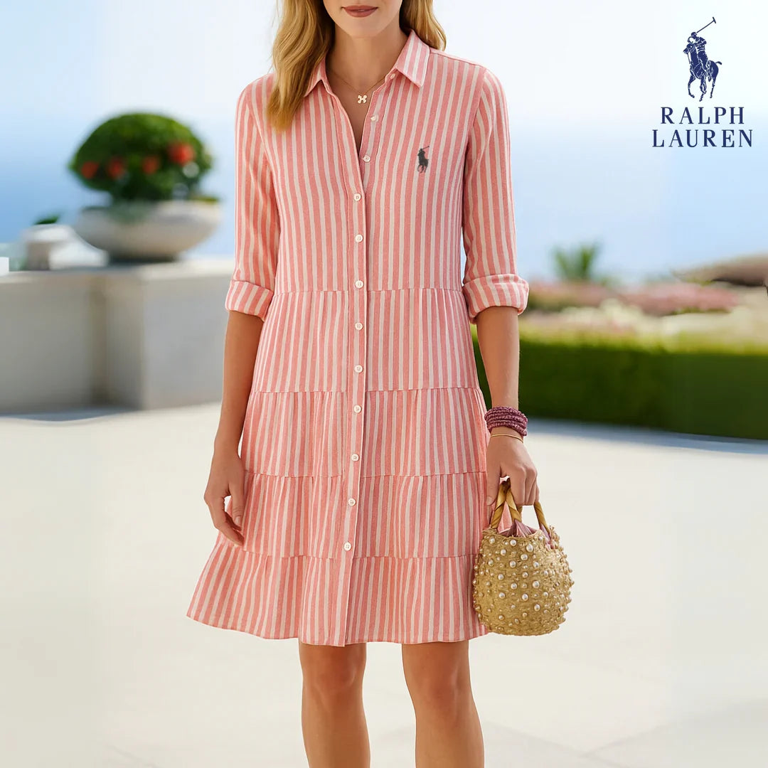 RL Striped shirt dress